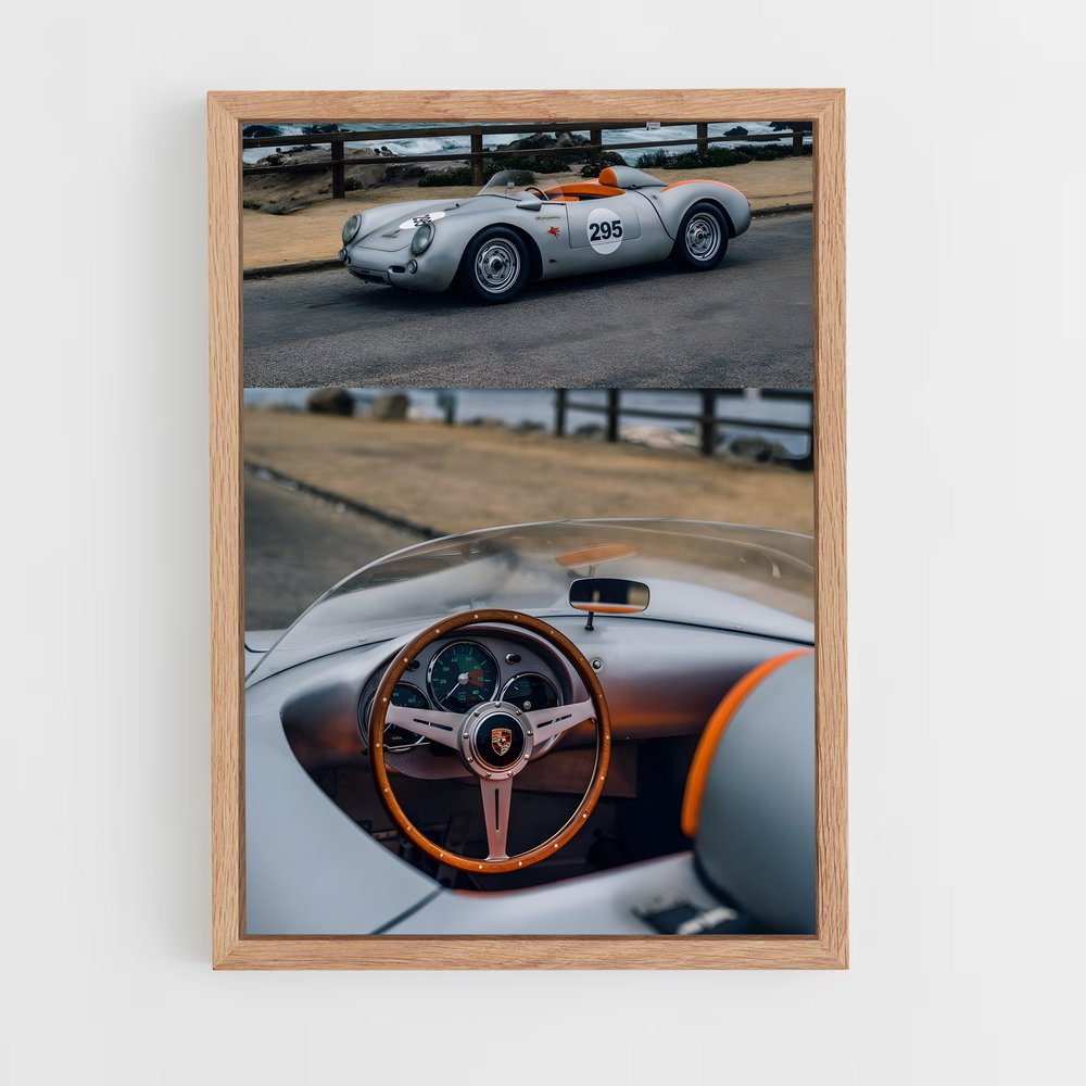 Poster 550 Spyder Éblouissant – affiche Porsche (vue 4)